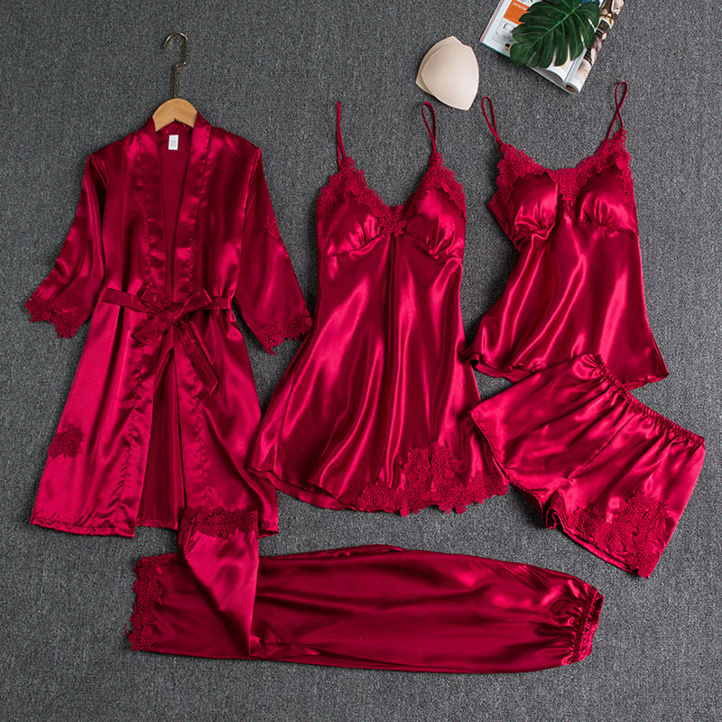 Nyxorevyn | Elegant Five Piece Nightwear Set