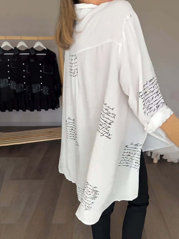 Lyanah | Elegant Long Sleeve Shirt