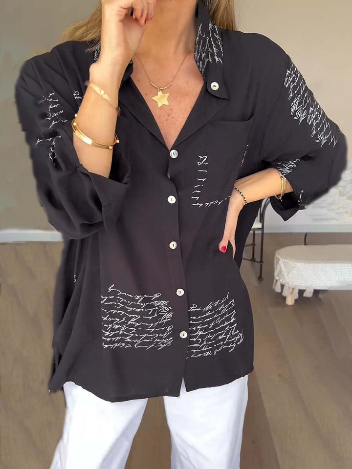 Lyanah | Elegant Long Sleeve Shirt