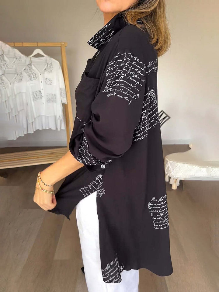 Lyanah | Elegant Long Sleeve Shirt