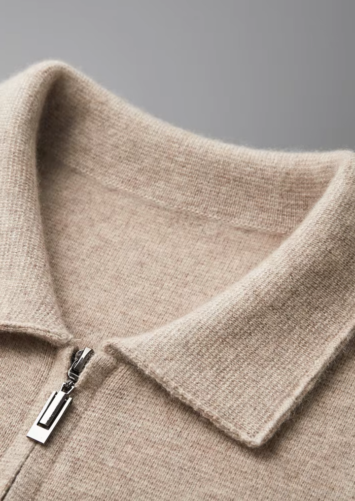 Merino Zip Cardigan