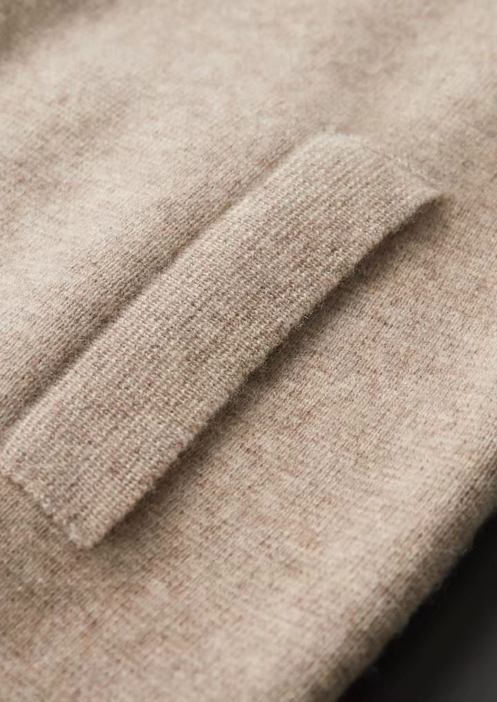 Merino Zip Cardigan