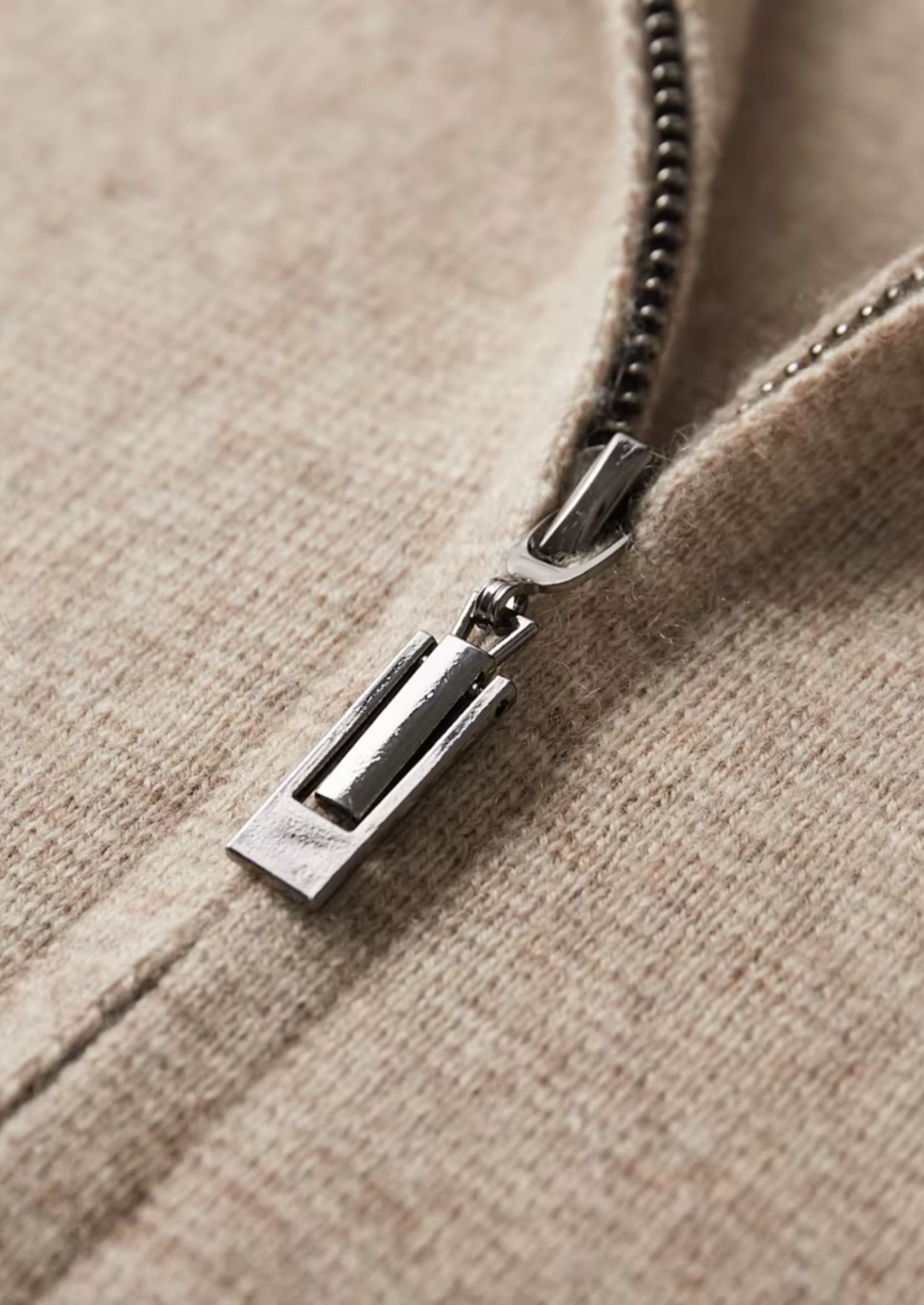 Merino Zip Cardigan