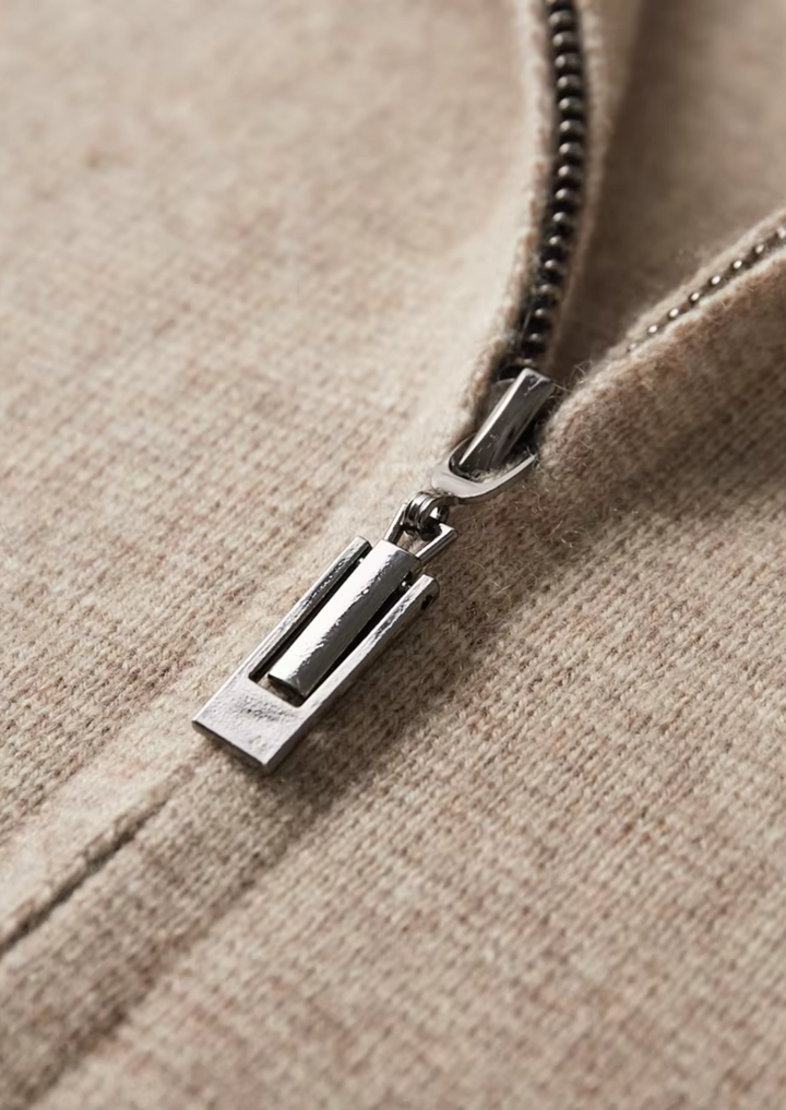 Merino Zip Cardigan