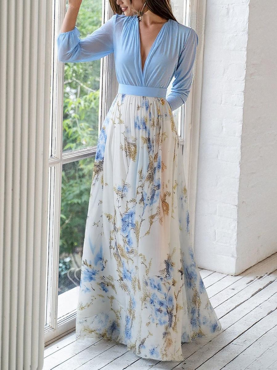 Penelope™ | Beautiful Maxi Dress with Floral Print