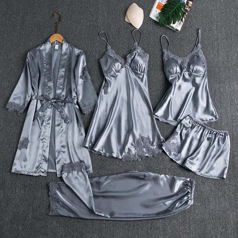 Nyxorevyn | Elegant Five Piece Nightwear Set
