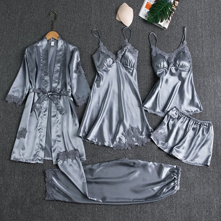 Nyxorevyn | Elegant Five Piece Nightwear Set