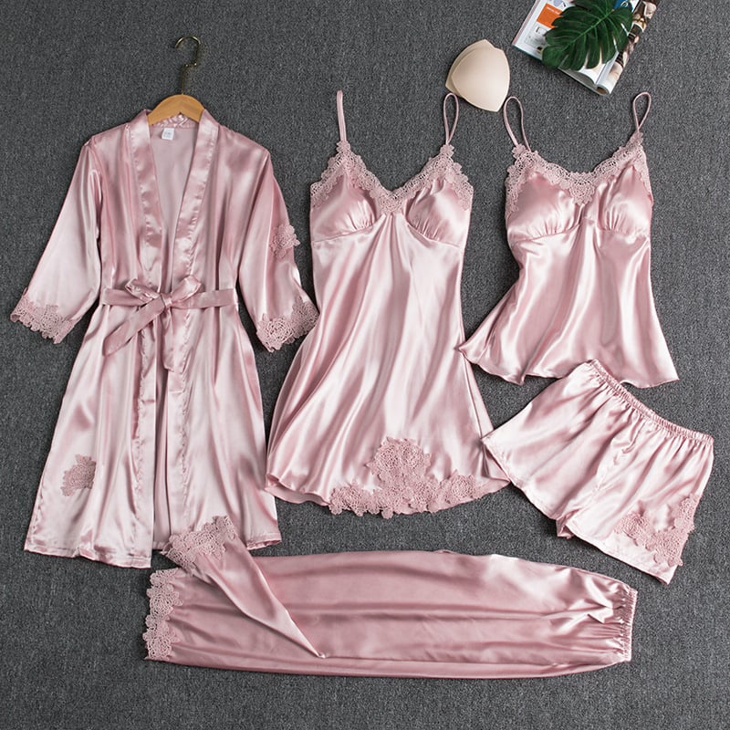 Nyxorevyn | Elegant Five Piece Nightwear Set