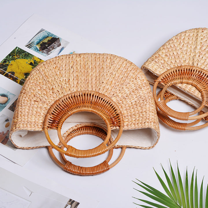 Handwoven Straw Bag