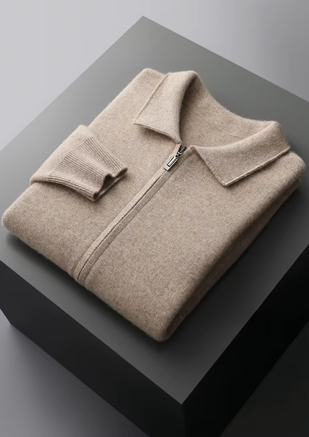 Merino Zip Cardigan