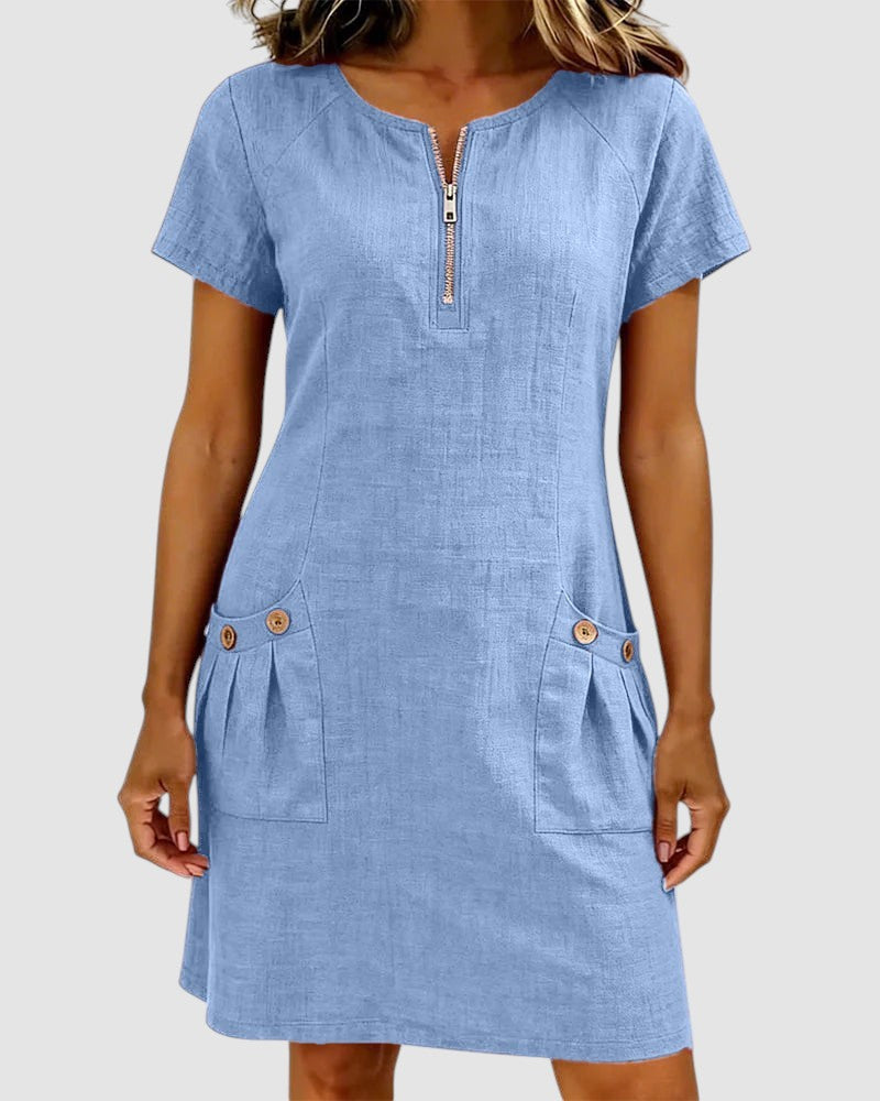 ELIANA | CASUAL A LINE DRESS