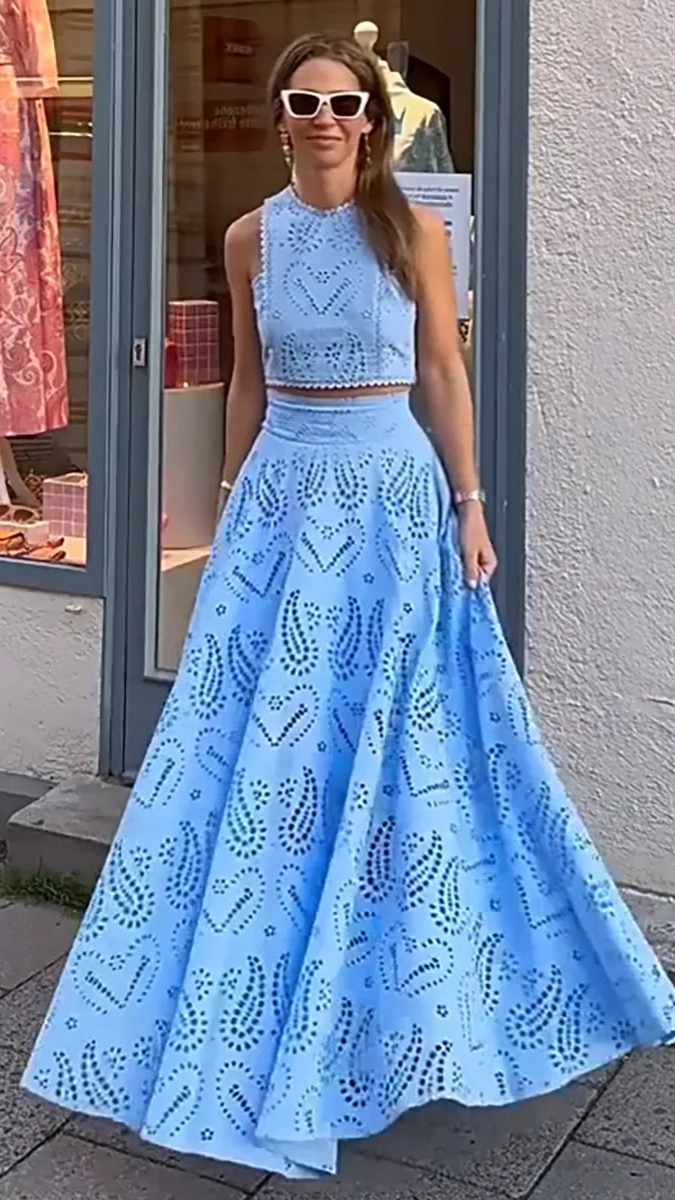Caxieh | Elegant Long Skirt Set