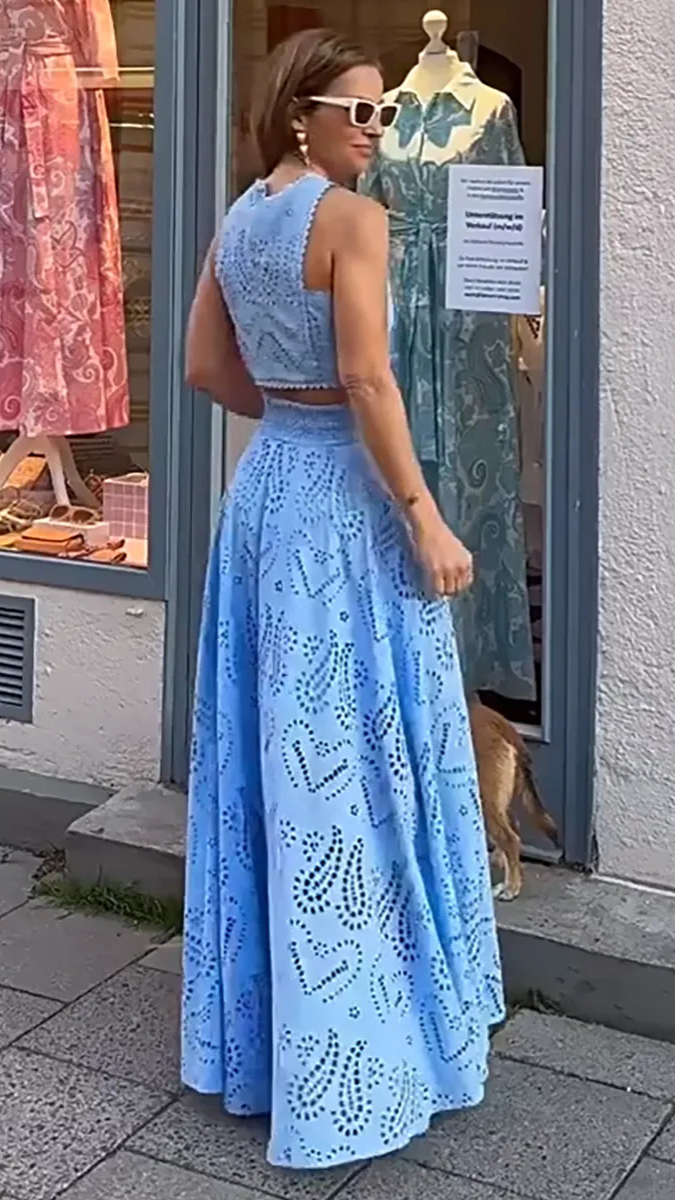Caxieh | Elegant Long Skirt Set
