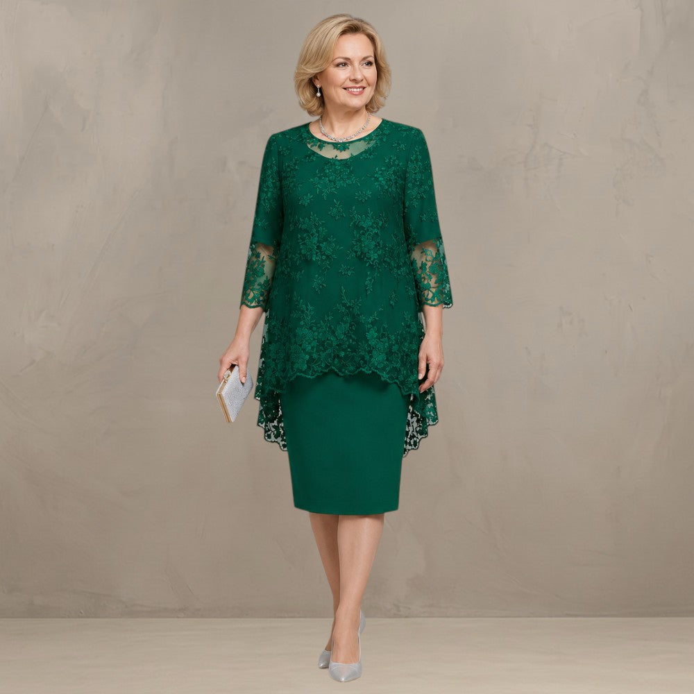 MABEL | EMBROIDERED OCCASION MIDI DRESS
