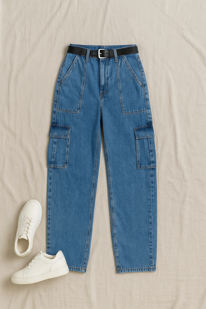 Women’s Jeans – Retro Workwear Style, Functional & Straight-Leg