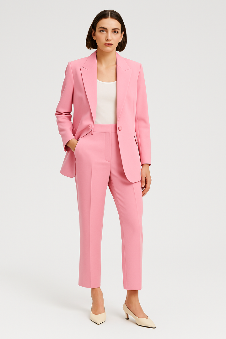 Women's Business Set – Elegant Slim Fit Blazer & Pants