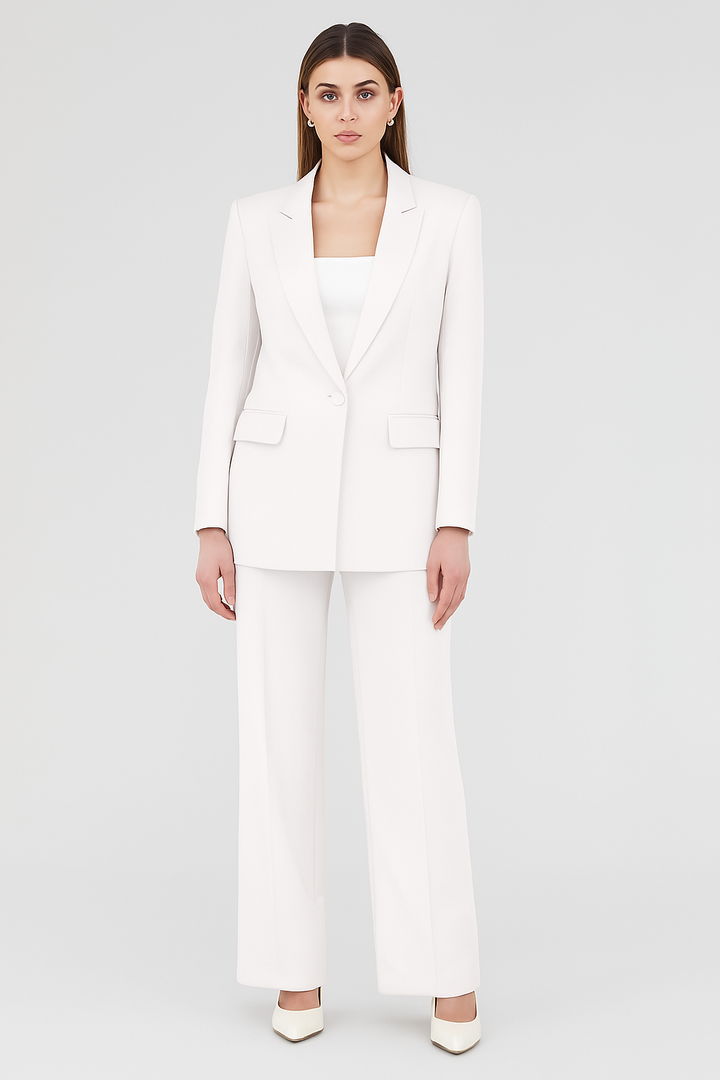 Women’s Business Set – Classic Comfort Fit Blazer & Pants