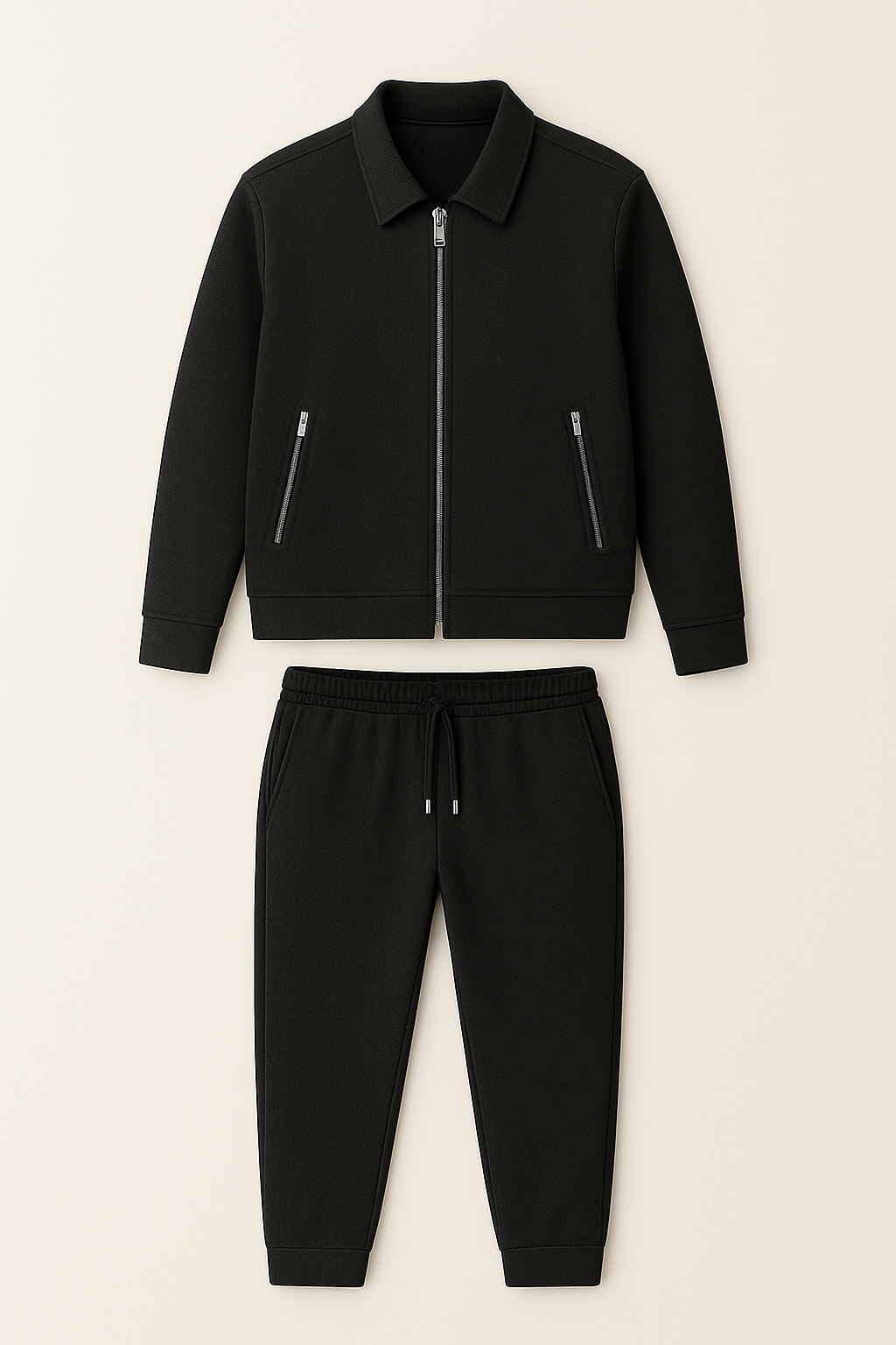 Men’s Matching Set | Polo Jacket & Pants Casual