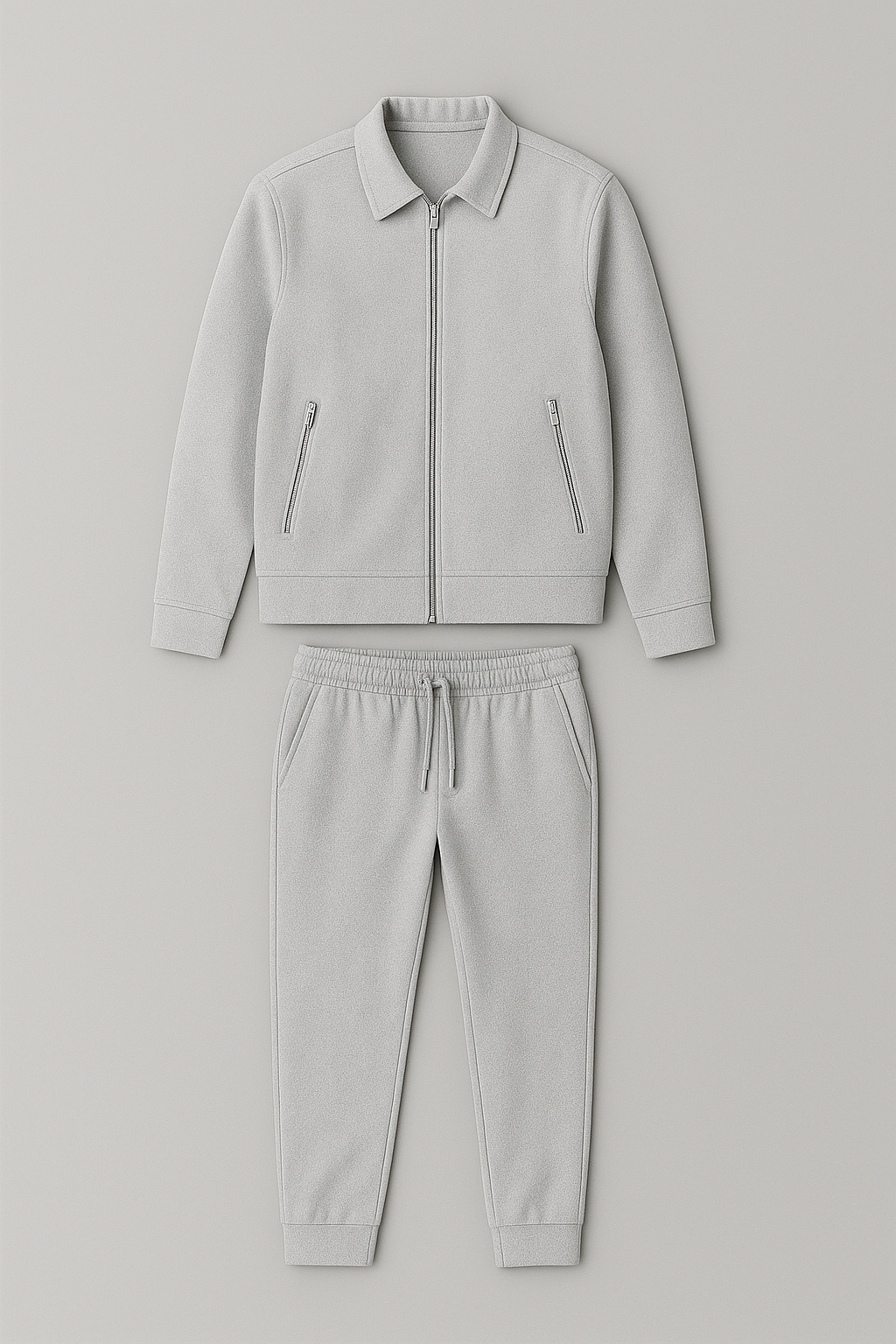 Men’s Matching Set | Polo Jacket & Pants Casual