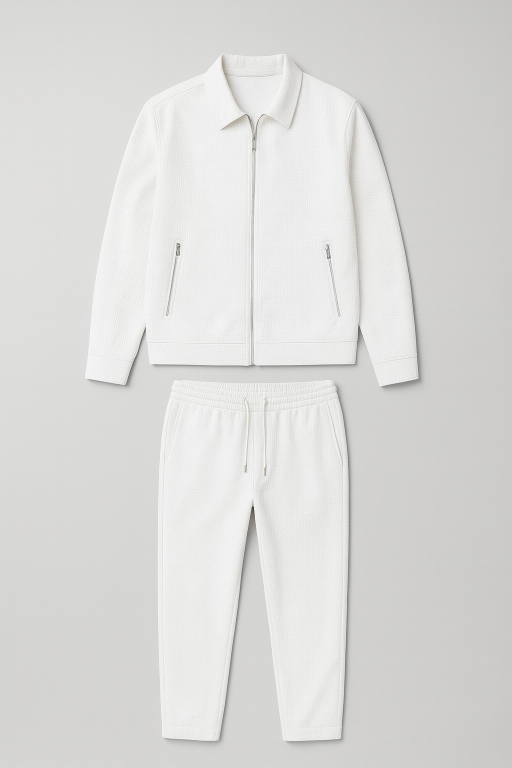 Men’s Matching Set | Polo Jacket & Pants Casual