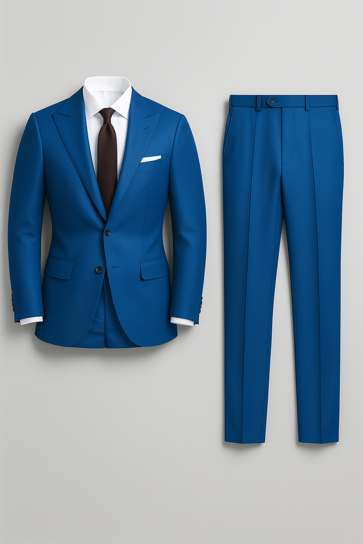 Men’s Suit – Two-Piece Tuxedo Style, Slim Fit & Notch Lapel Look