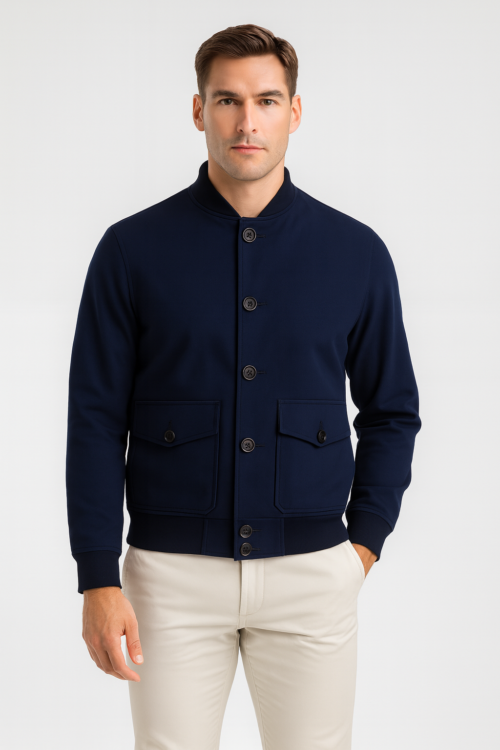 Men’s Bomber Jacket | Lightweight Mid-Season Fit