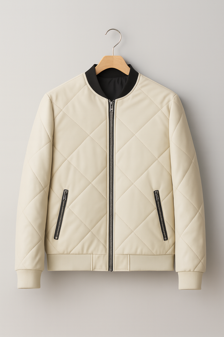 Men’s Quilted Jacket | Fleece-Lined Winter Wear
