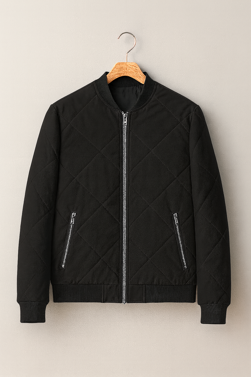Men’s Quilted Jacket | Fleece-Lined Winter Wear