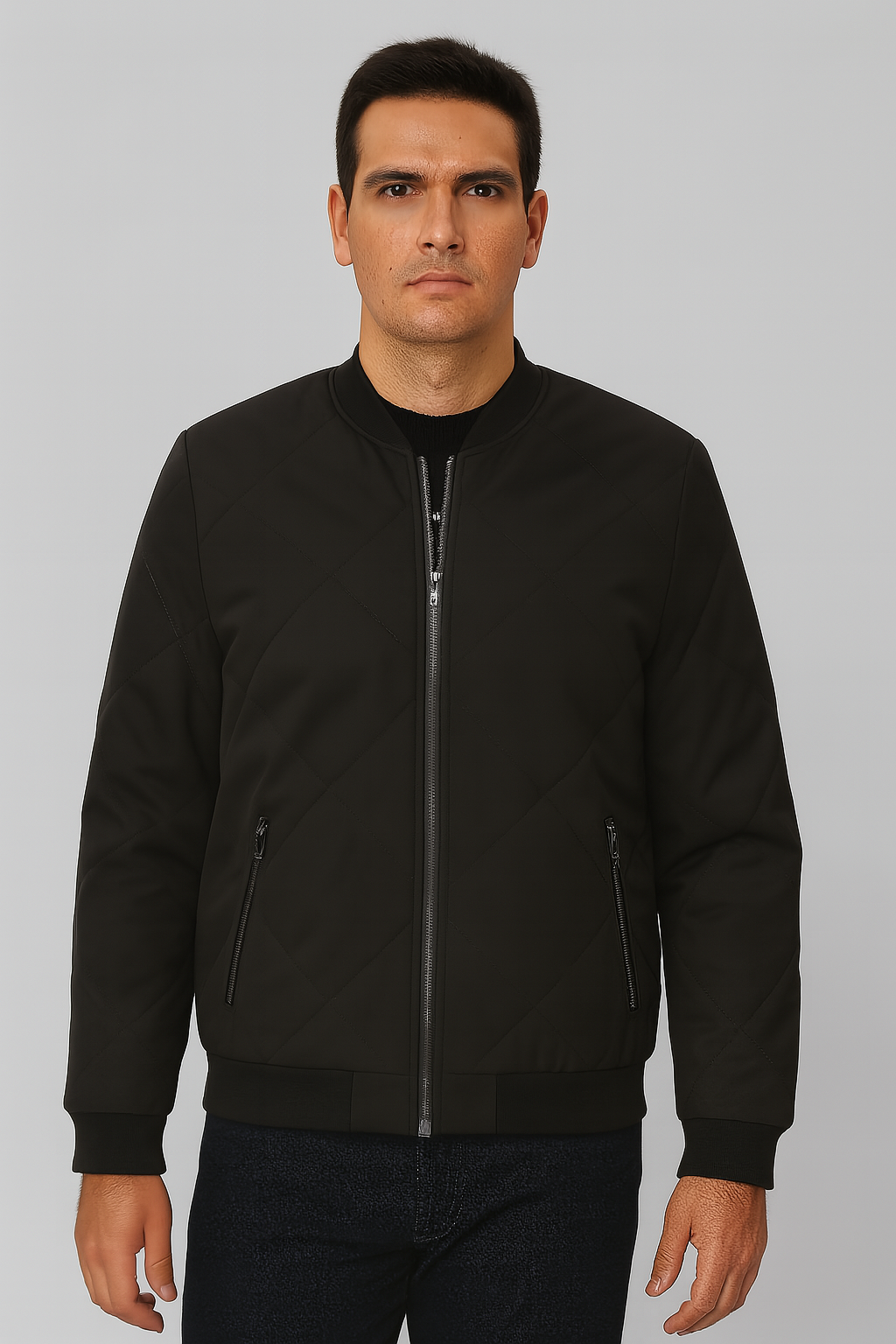 Men’s Quilted Jacket | Fleece-Lined Winter Wear