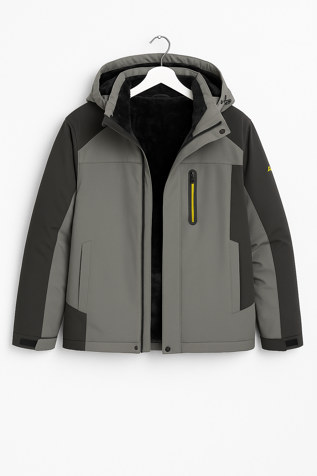 Men's winter jacket – Ski jacket with fleece lining, waterproof & breathable