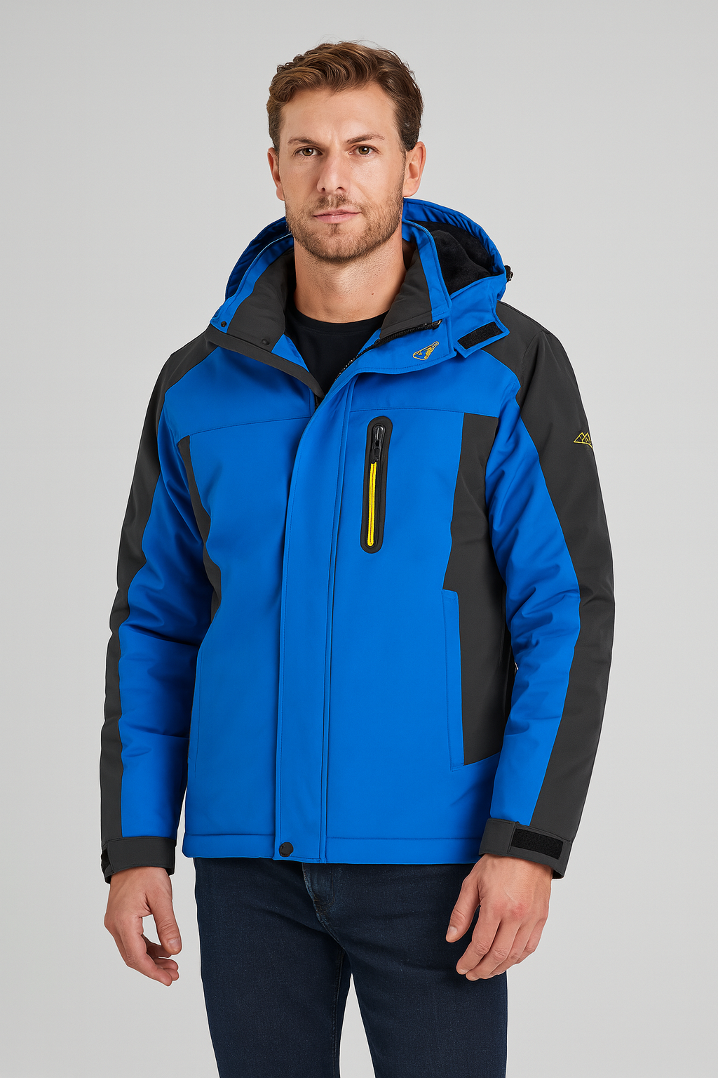 Men's winter jacket – Ski jacket with fleece lining, waterproof & breathable