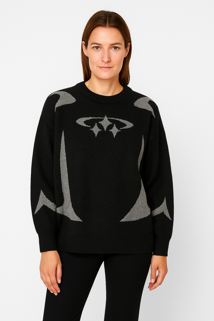 Women's Sweaters – Y2K Print, Loose & Retro