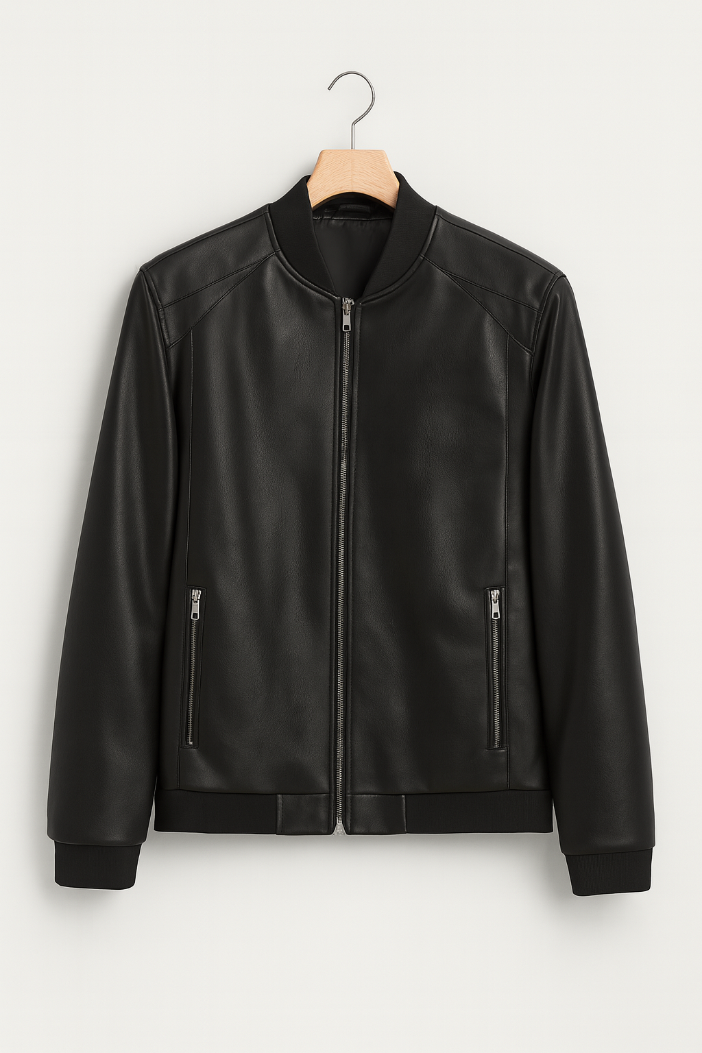 Men's jacket – Retro art with stand-up collar & fashionable