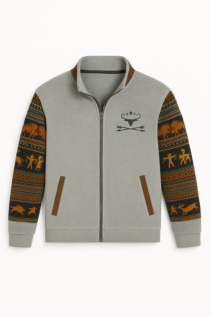 Men's jacket – Retro outdoor style, warm & versatile