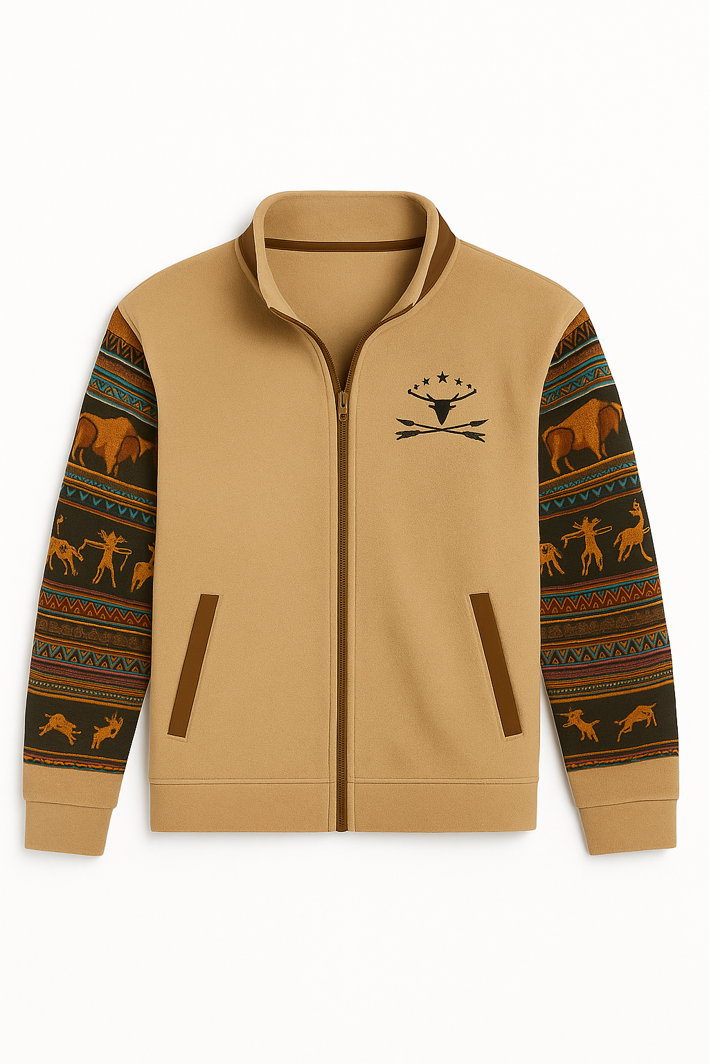 Men's jacket – Retro outdoor style, warm & versatile