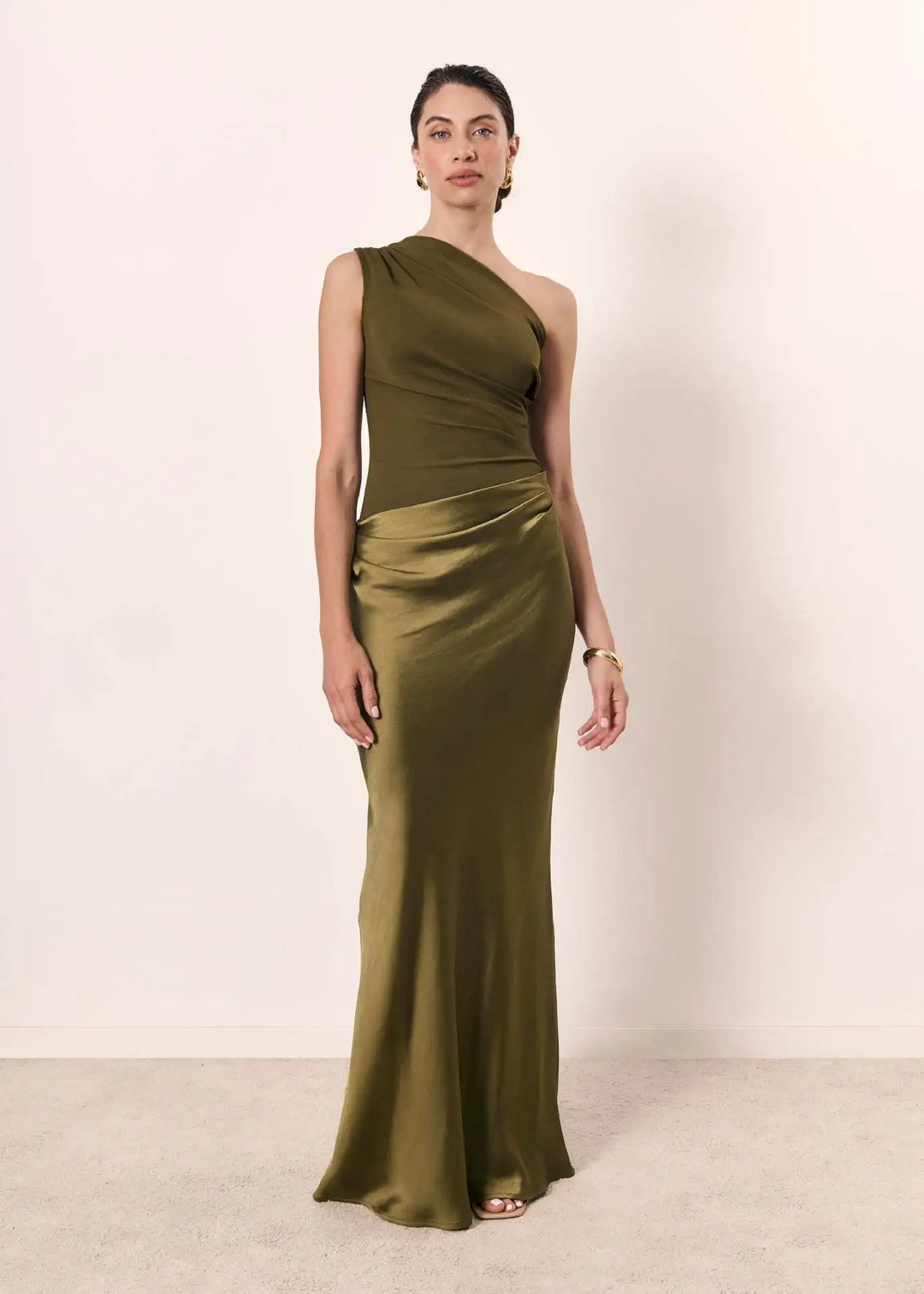 Luna™ | Maxi Dress with a Gilt in Satin