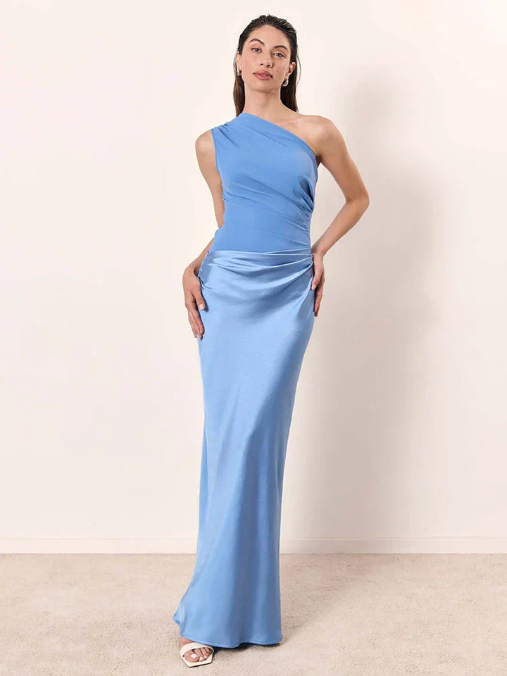 Luna™ | Maxi Dress with a Gilt in Satin