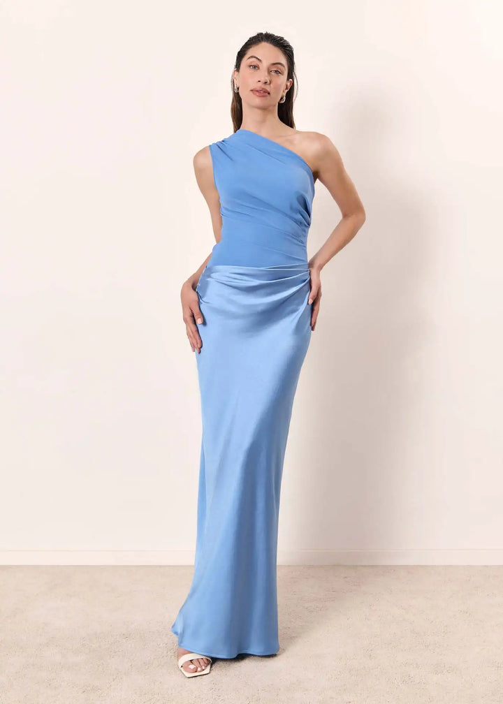 Luna™ | Maxi Dress with a Gilt in Satin