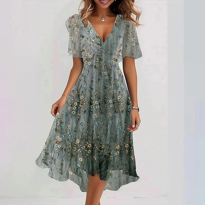 YADA | ELEGANT COLOURFUL DRESS