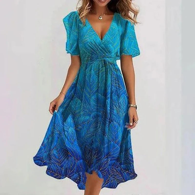 YADA | ELEGANT COLOURFUL DRESS