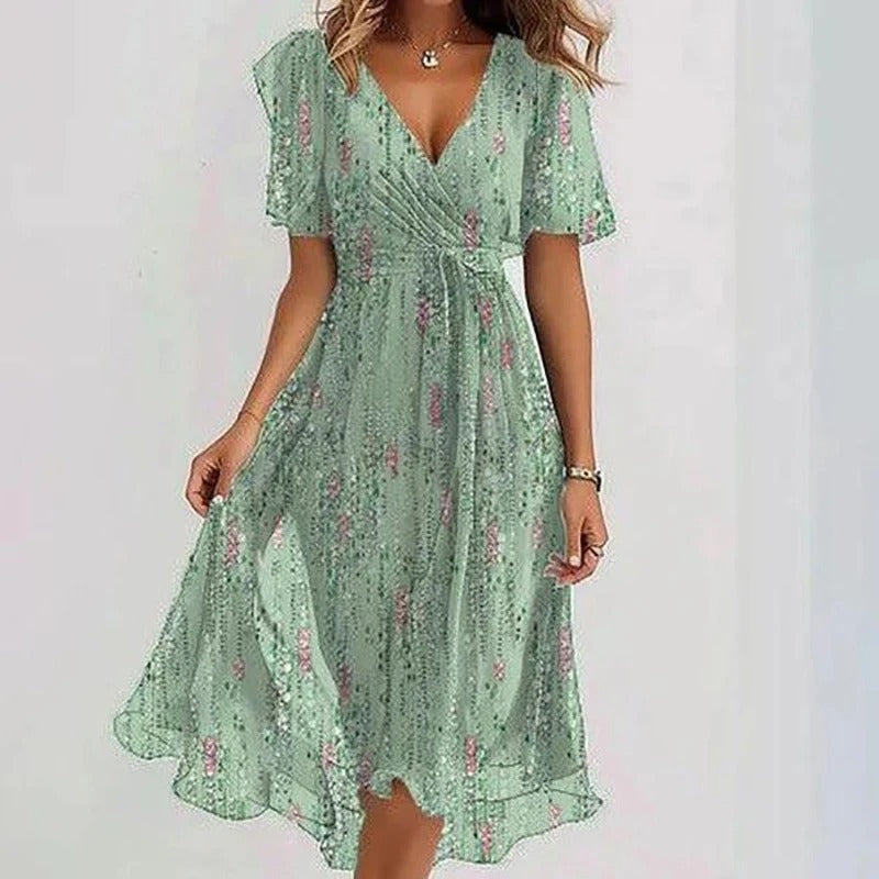 YADA | ELEGANT COLOURFUL DRESS