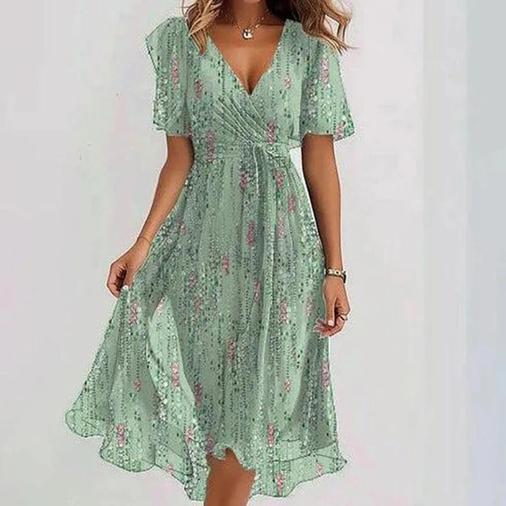YADA | ELEGANT COLOURFUL DRESS