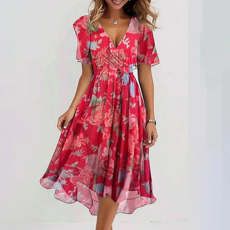 YADA | ELEGANT COLOURFUL DRESS