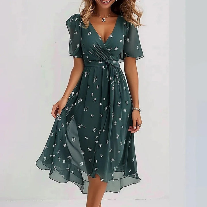 YADA | ELEGANT COLOURFUL DRESS