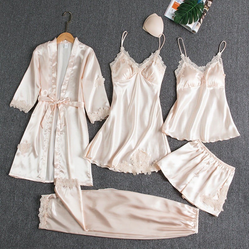 Nyxorevyn | Elegant Five Piece Nightwear Set