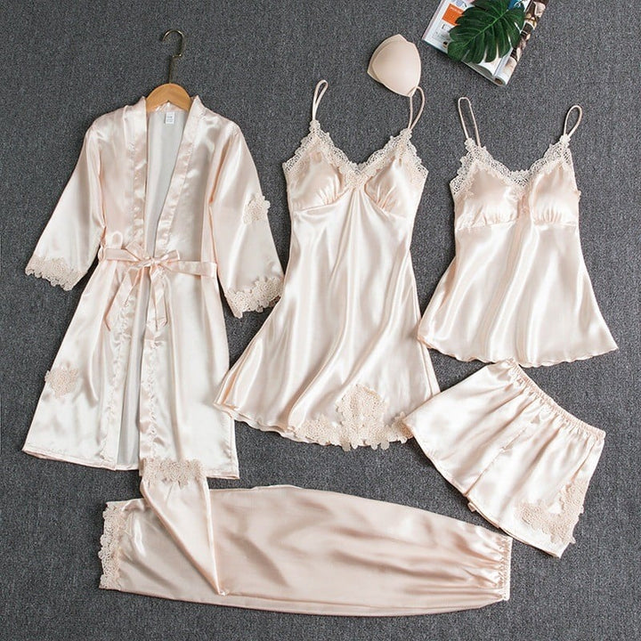 Nyxorevyn | Elegant Five Piece Nightwear Set