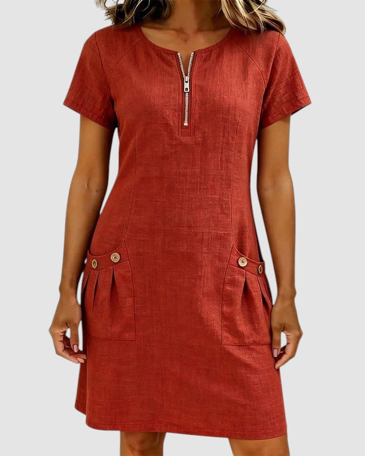 ELIANA | CASUAL A LINE DRESS