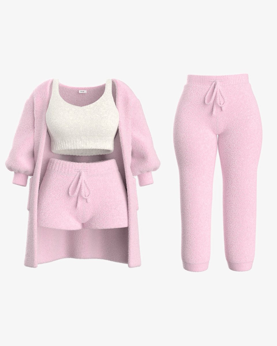 Kaysynlee | Comfortable Knitted Pajama Set
